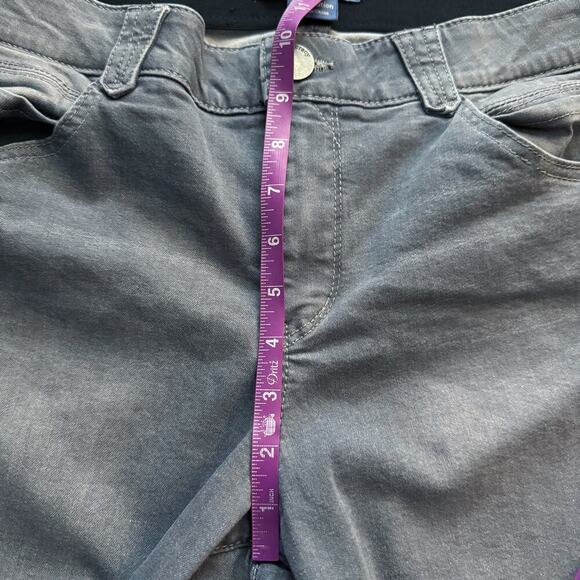 Democracy Pants Jeans Women's Sz 14 Gray AbSolution Skinny Ankle Ab Solution - Picture 8 of 13